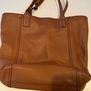 Lucky leather handbag.